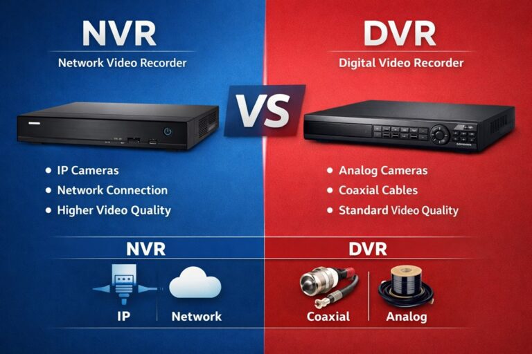 DVR vs NVR CCTV System Comparison | SmartEye Solutions