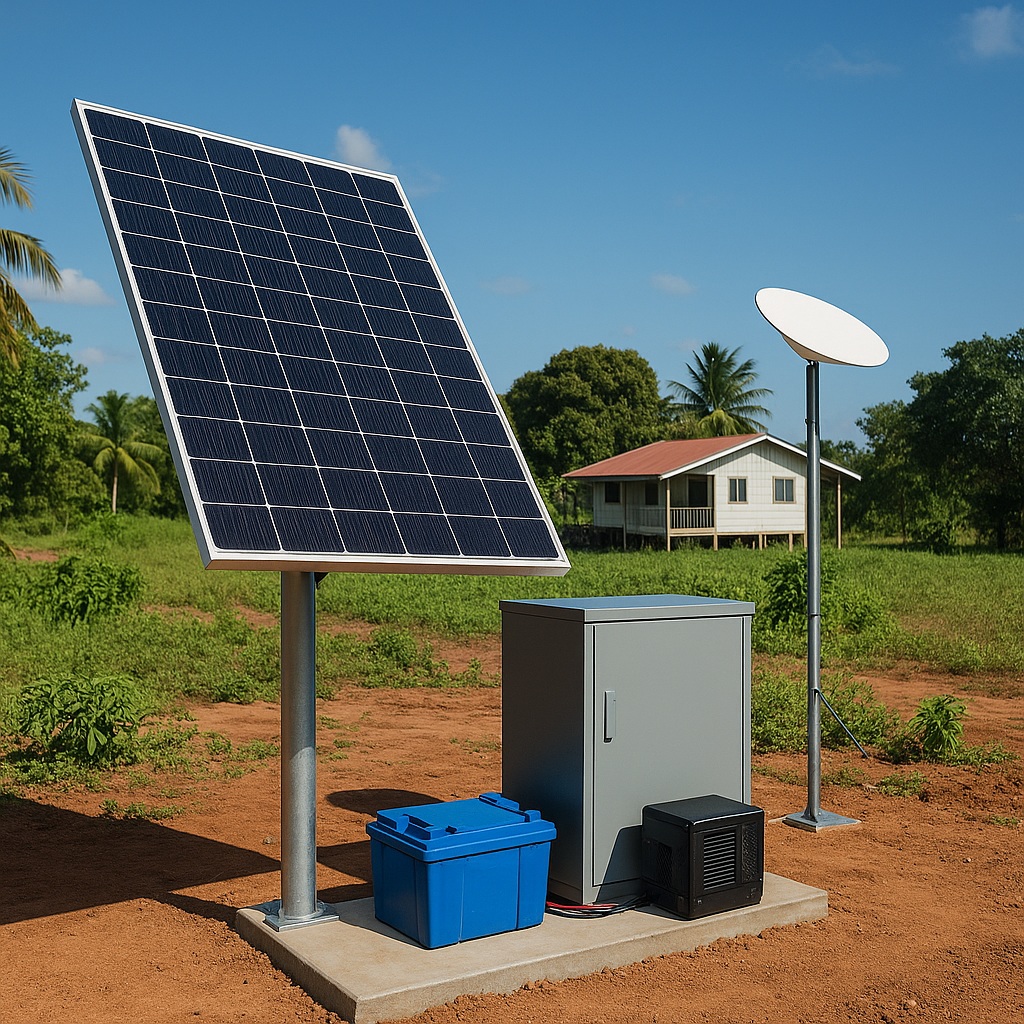 smarteye solar battery solution guyana