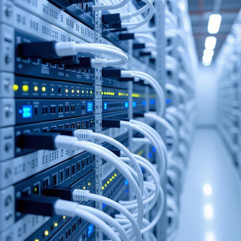 Professional CAT6 and fiber-optic installations for stable network performance