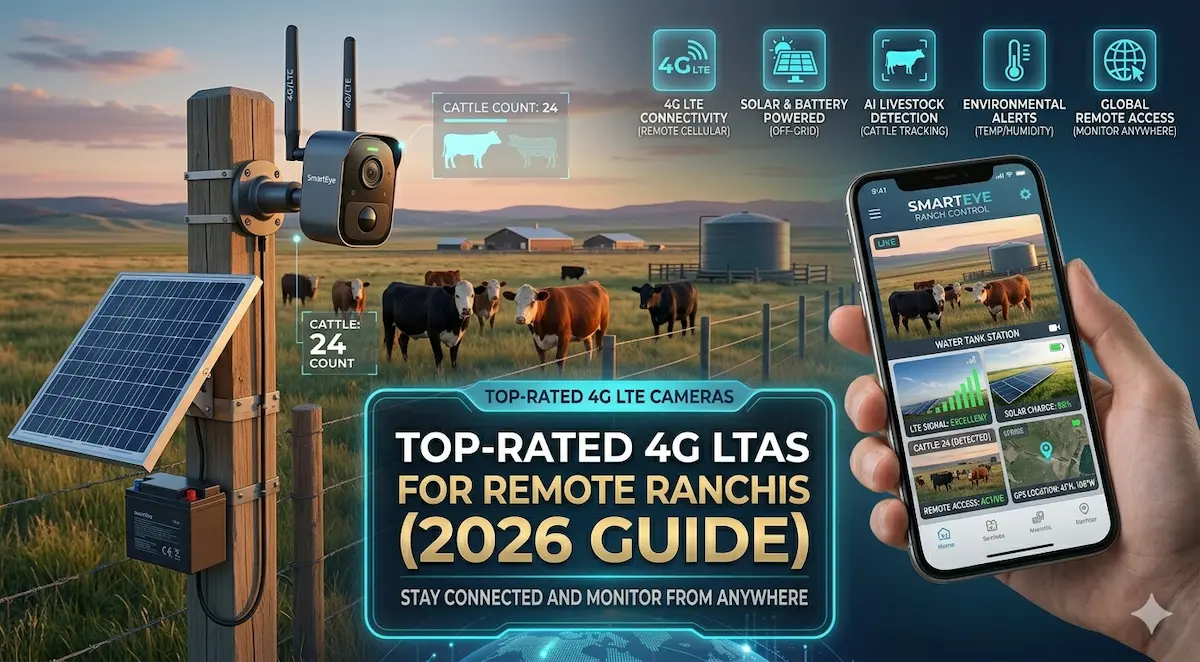 best 4g lte cameras for ranches and farms