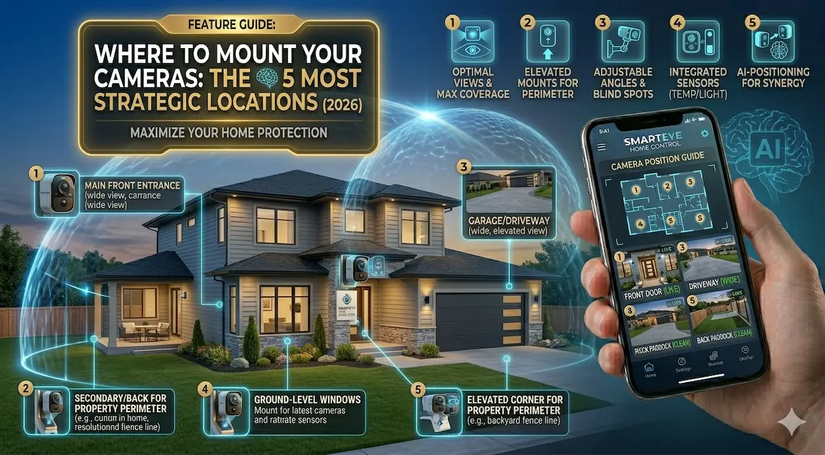 best places to mount security cameras