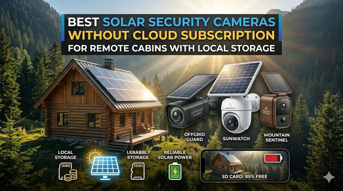 Best Solar Security Cameras for Remote Cabins