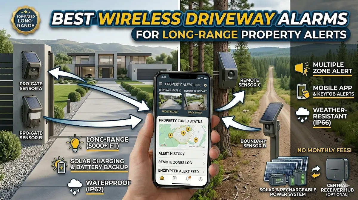 Best Wireless Driveway Alarms for Long-Range Property Alerts
